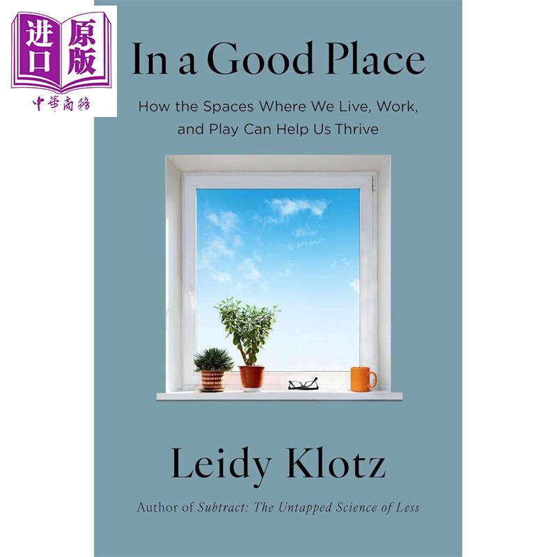 在一个好地方 我们生活的空间 减法 作者莱迪·克洛茨 In a Good Place 英文原版 Leidy Klotz【中商原版】