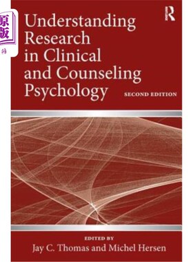 海外直订医药图书Understanding Research in Clinical and Counseling Psychology 临床与心理咨询理解研究