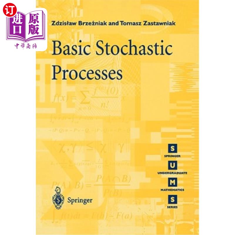 海外直订Basic Stochastic Processes: A Course Through Exercises 基本随机过程：通过练习的课程