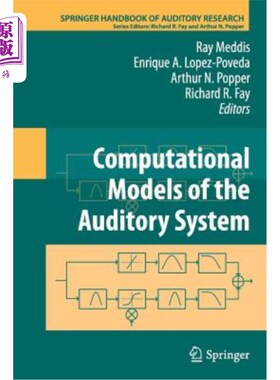 海外直订医药图书Computational Models of the Auditory System 听觉系统的计算模型