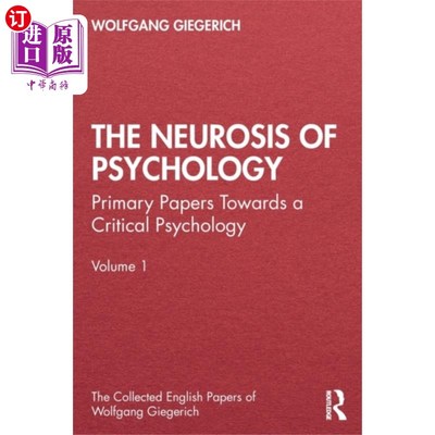 海外直订Neurosis of Psychology 心理神经症