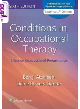 现货 康复治疗的对症疾病 国际版  第6版 英文原版 Conditions in Occupational Therapy Ben Atchison【中商原版】