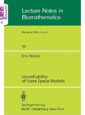 海外直订Identifiability of State Space Models: With Applications to Transformation Syste 状态空间模型的可辨识性:在