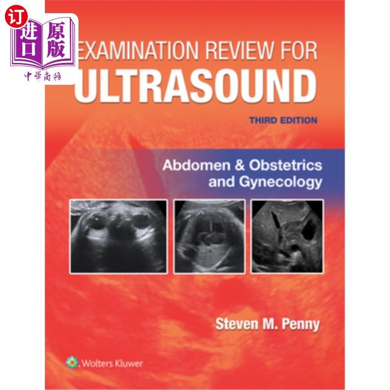 海外直订医药图书Examination Review for Ultrasound: Abdomen and Obstetrics & Gynecology 超声检查综述:腹部和妇产科