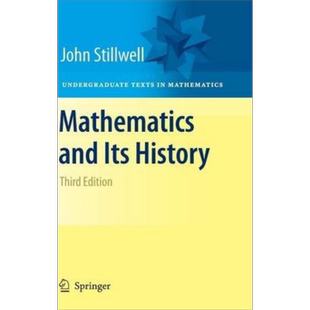 UTM 数学 数学及其历史 Mathematics and Its History 英文原版 John Stillwell【中商原版】