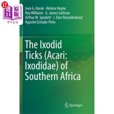 海外直订Ixodid Ticks (Acari: Ixodidae) of Southern Africa 非洲南部的硬蜱（蜱螨亚纲：硬蜱科）