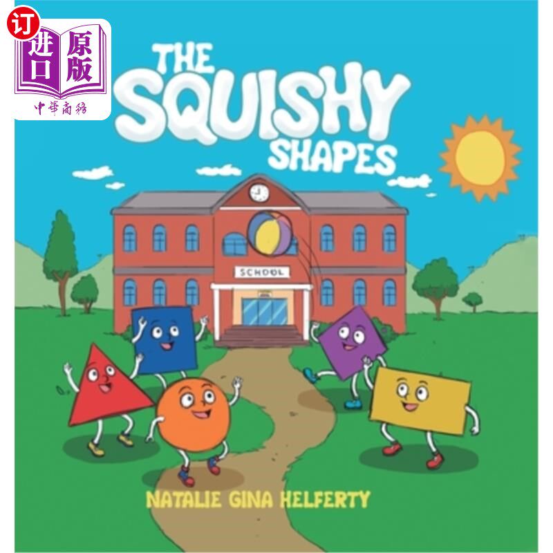 海外直订The Squishy Shapes 柔软的形状