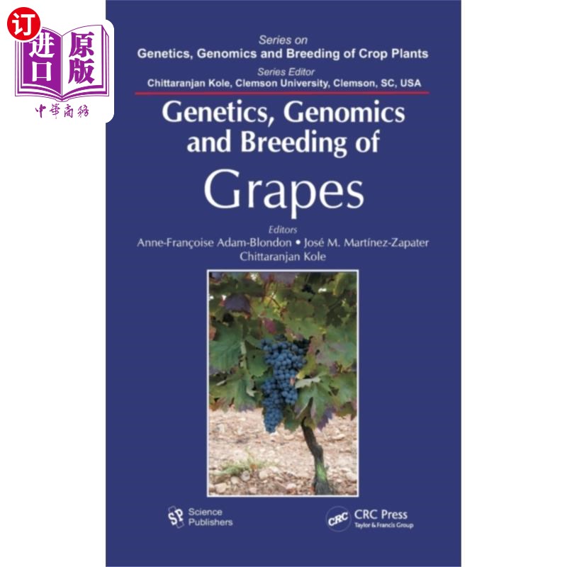 海外直订Genetics, Genomics, and Breeding of Grapes 葡萄遗传学、基因组学和育种