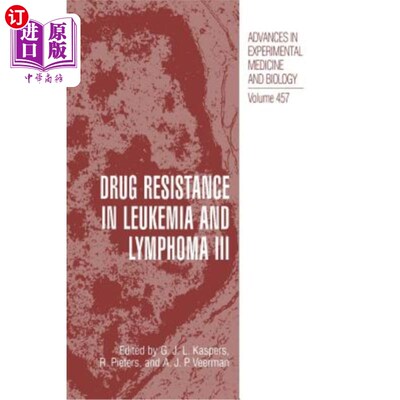 海外直订医药图书Drug Resistance in Leukemia and Lymphoma III 白血病和淋巴瘤的耐药性