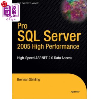 海外直订Pro ASP.NET for SQL Server: High Performance Data Access for Web Developers 用于SQL Server的Pr