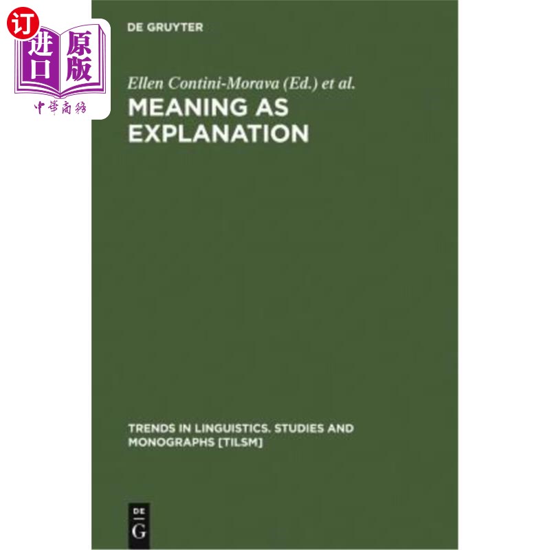 海外直订Meaning as Explanation 作为解释的意义
