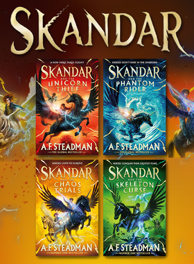 斯坎达系列 全球畅销奇幻巨作 Skandar by A F Steadman 英文原版 继哈利波特后的奇幻青少年魔法小说 流行小说 斯堪达 中商原版