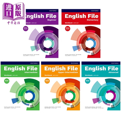 牛津中学英语口语教材 英语档案 第五版 学生书 练习册  English File fifth edition Student Book Workbook ABC【中商原版】