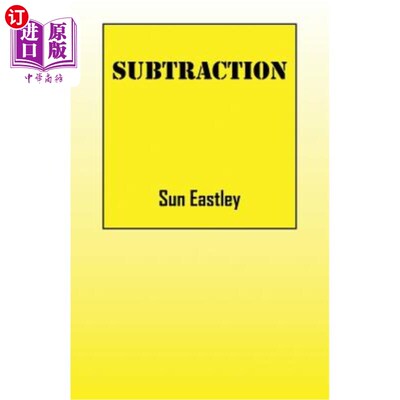 海外直订Subtraction 减法