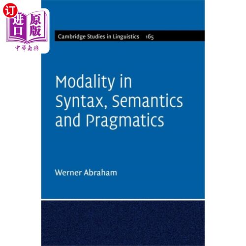 海外直订Modality in Syntax, Semantics and Pragmatics 语义学与语用学中的情态