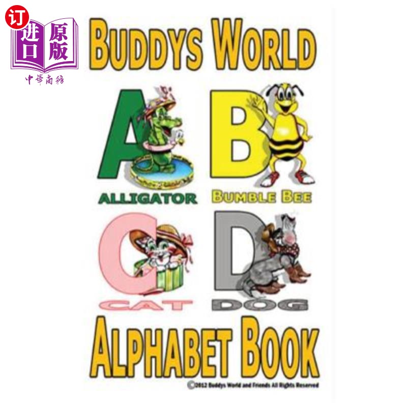 海外直订Buddy's Alphabet Book 巴迪的字母书
