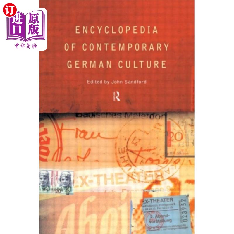 海外直订Encyclopedia of Contemporary German Culture 当代德国文化百科全书