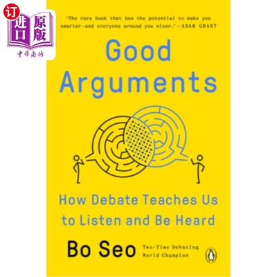 海外直订Good Arguments: How Debate Teaches Us to Listen and Be Heard 好论点：辩论如何教会我们倾听和被倾听