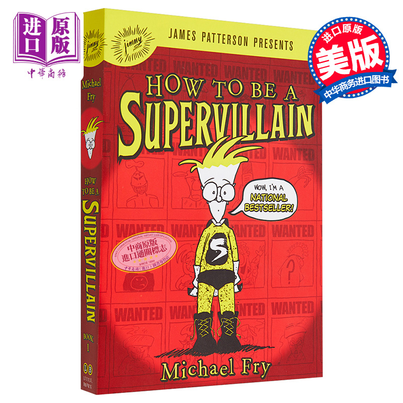 现货【中商原版】怎样成为一个大坏蛋英文原版 How to Be a Supervillain Michael Fry幽默漫画