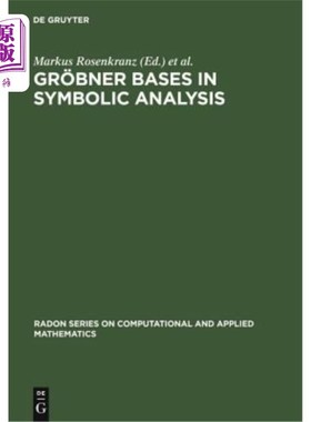 海外直订Gr?bner Bases in Symbolic Analysis Gr吗?bner符号分析的基础