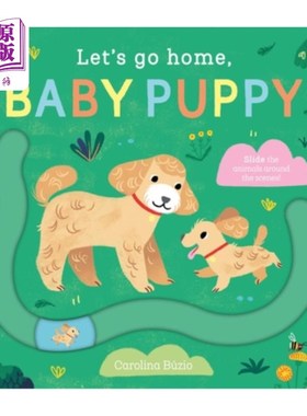 海外直订Let's Go Home, Baby Puppy 让我们回家吧，小狗宝宝