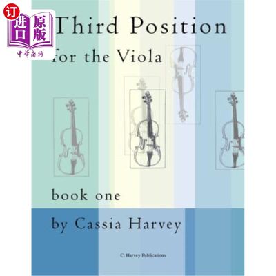 海外直订Third Position for the Viola, Book One 中提琴第三名，第一册