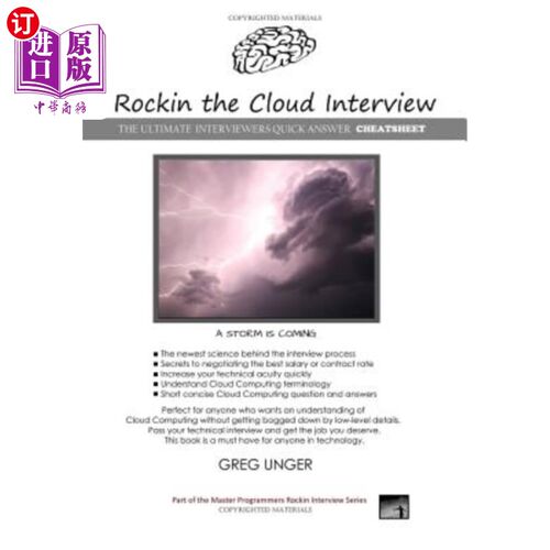 海外直订Rockin the Cloud Interview: The Ultimate Cloud Computing Cheatsheet Rocking the Cloud访谈：终极云计算秘籍