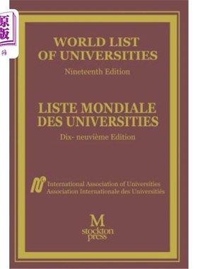 海外直订World List of Universities / Liste Mondiale Des Universites 世界大学名单