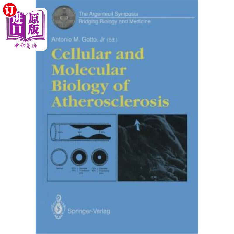 海外直订医药图书Cellular and Molecular Biology of Atherosclerosis 动脉粥样硬化的细胞和分子生物学