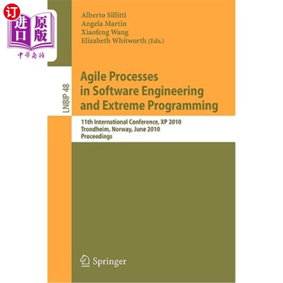 海外直订Agile Processes in Software Engineering and Extreme Programming: 11th Internatio 软件工程和极限编程中的敏捷过程