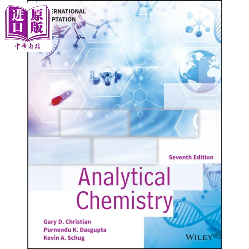 分析化学 国际适应论文改编 第7版 英文原版 Analytical Chemistry 7E International Adaptation Gary 化学【中商原版】