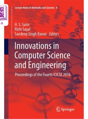 海外直订Innovations in Computer Science and Engineering: Proceedings of the Fourth Icics 计算机科学与工程的创新:第四届