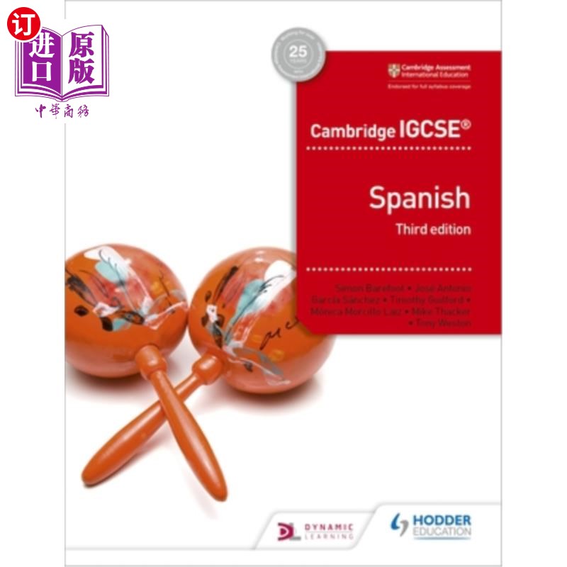 海外直订Cambridge Igcse(tm) Spanish Student Book Third Edition 剑桥Igcse(tm)西班牙语学生读物第三版