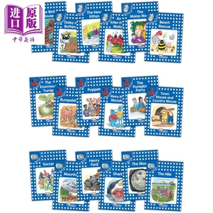 Readers 中商原版 快乐自然拼读读物蓝色等级18本套装 Jolly Phonics 4级 Level 英语分级读物 预售 Complete 英文原版 Set