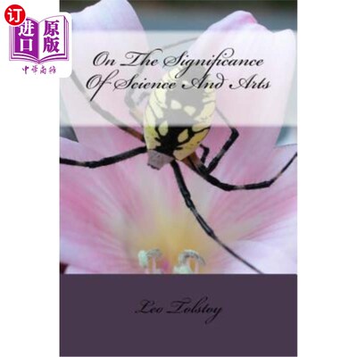 海外直订On The Significance Of Science And Arts 论科学与艺术的意义