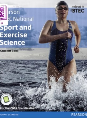 海外直订BTEC Nationals Sport and Exercise Science Studen... BTEC国家体育与运动科学学生读物+活动手册