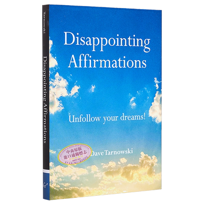 令人失望的肯定 Disappointing Affirmations 英文原版 Dave Tarnowski 情绪管理 励志 自我提升【中商原版】