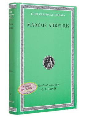 预售 马可 奥勒留 沉思录 洛布古典丛书 希英对照版 Marcus Aurelius 英文原版 Charles R Haines 罗马 斯多葛主义【中商原版】