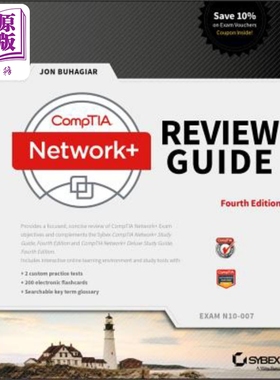 现货 Comptia 网络+评论指南 Comptia Network+ Review Guide Exam N10-007 4E Todd Lammle 英文原版 中商原版