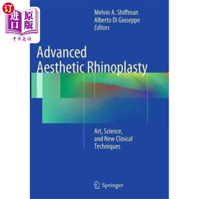 海外直订医药图书Advanced Aesthetic Rhinoplasty 高级美容鼻整形术
