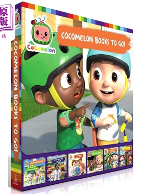 可可西瓜探险套装 CoComelon Books to Go Boxed Set 英文原版 儿童绘本故事图画书 进口儿童读物0-5岁 亲子共读【中商原版】