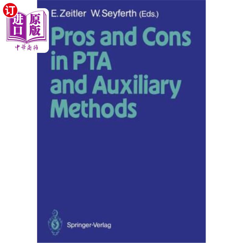 海外直订医药图书Pros and Cons in PTA and Auxiliary Methods PTA与辅助方法的利与弊