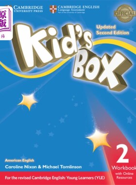 海外直订Kid's Box Level 2 Workbook with Online Resources... 儿童英语在线资源2级练习册