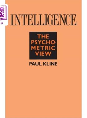 海外直订Intelligence: The Psychometric View 智力