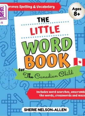 海外直订The Little Word Book For The Canadian Child: Blue 加拿大孩子的小字书:蓝色