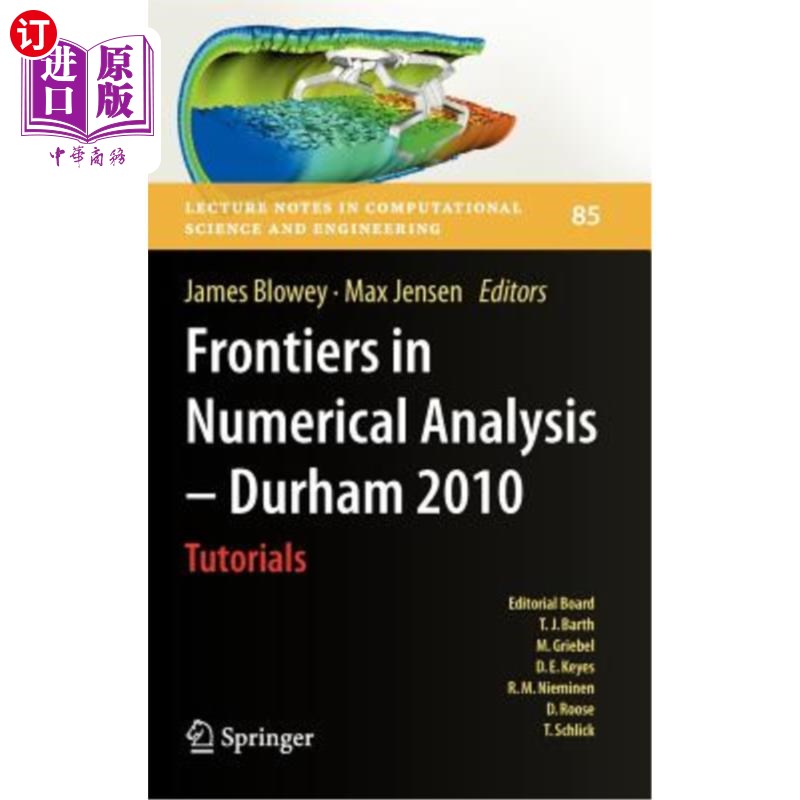 海外直订Frontiers in Numerical Analysis - Durham 2010 数值分析前沿-达勒姆2010