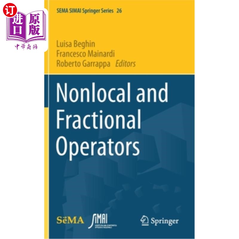 海外直订Nonlocal and Fractional Operators 非局部和分数运算符