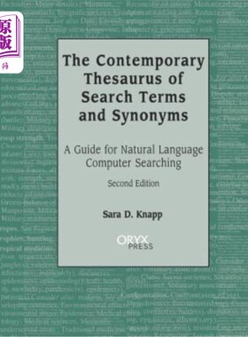 海外直订The Contemporary Thesaurus of Search Terms and Synonyms 搜索词和同义词的当代同义词典