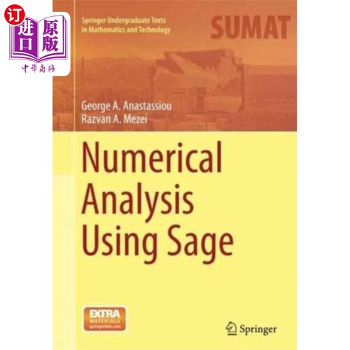 海外直订Numerical Analysis Using Sage 使用Sage进行数值分析