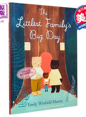 现货 Emily Winfield Martin The Littlest Familys Big Day 小小的家 英文原版 进口图书 儿童绘本 故事图画书【中商原版】